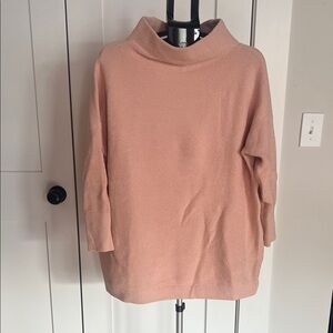 Free People Ottoman Blush Cowl Neck Sweater